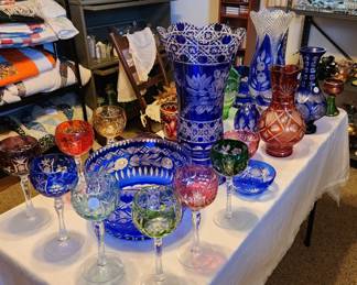 Bohemian beautiful glass