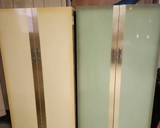 Vintage metal cabinets