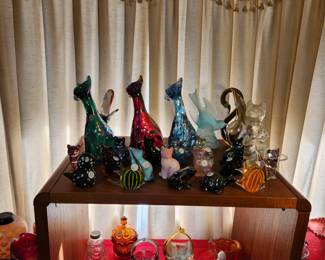 Some Fenton sorry about pictures not my best .  Have about 10 or more little kitten s