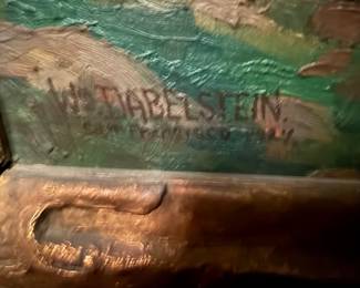 signature on painting