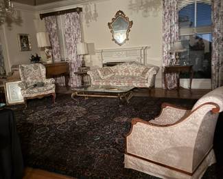 couch & chairs in living room