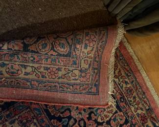 under rug .. hand made
