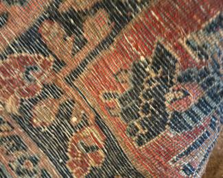 under rug .. handmade