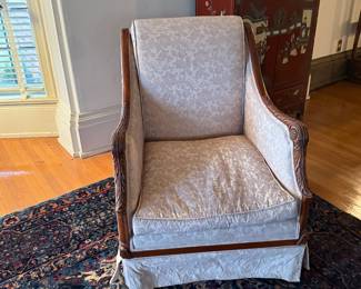 coner of rug w arm chair