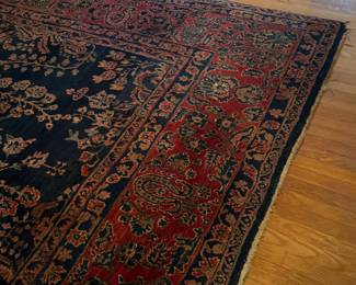 Blue Saruk 17 by 10 by 7 feet