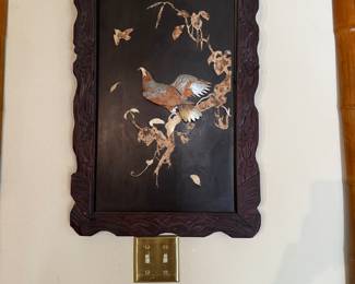 inlaid wall hanging