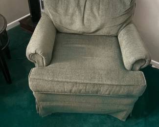 Upstairs Green comfort Chair