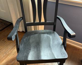 Black Side Chair 1