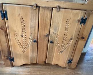 LIving Room Pine Decor Cabinet