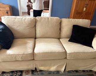 Beautiful Beige Living Rm Sofa