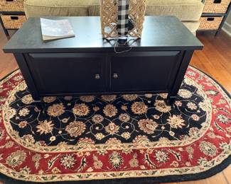 TV Room Black Coffee Table
