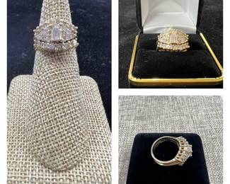 Just in time for Valentine’s Day. 14 karat gold and diamond ring.!