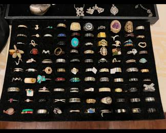 There is a great collection of men’s and women’s rings of all sizes here!