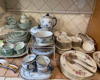 "Singapore Bird" by Adams - English Ironstone, Swedish Pottery, and Haviland China