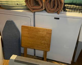 Space heater, outdoor cushions