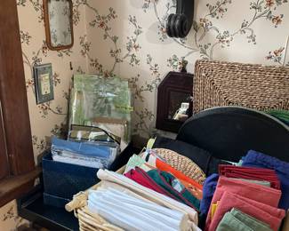 Napkins, placemats, wall sconce/shelves and more