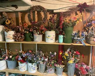 floral pics and grapevine wreaths