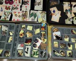Costume jewelry - earrings, bracelets, watches, necklaces