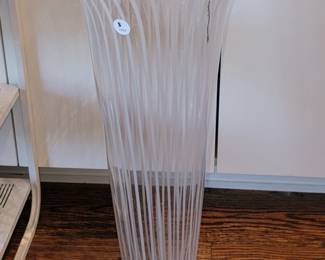 Tall art-glass vase
