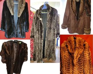Fur Coats- newer to vintage - all fabulous
