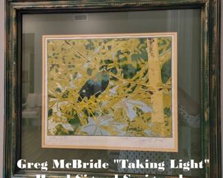 Framed Seriigraph by Greg McBride