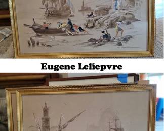 Oriental Framed prints by Eugene Leliepvre