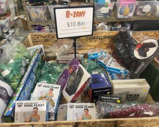 Everything in this bin is $10ea!