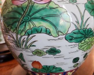 antique "vase", measures 15 1/2" tall x 10" wide.  $300.00