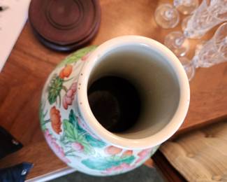 antique "vase", measures 15 1/2" tall x 10" wide.  $300.00