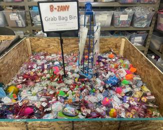 GRAB BAGS! Fill a bag with anything in this bin for $5!