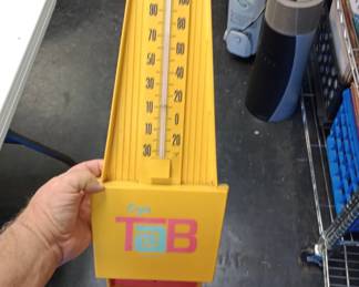 vintage tab thermometer 