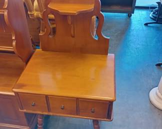 vintage maple with shelf 