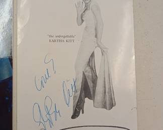 Autographed El Rancho Vegas model  the unforgettable Kartha Kity 