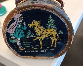 vintage red riding hood purse
