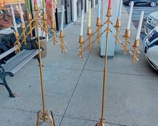 Awesome pair of candelabras 