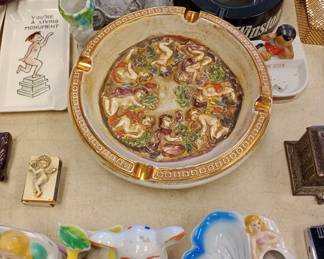 vintage ashtray collection 