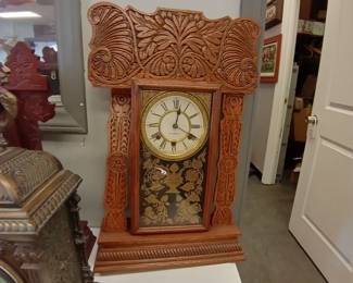 vintage gingerbread clocks 