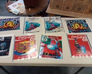 vintage ephemera collection post cards, nudes, magazines, matchbooks, bla-- Amer--ana, and more 