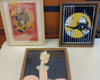 vintage framed goodies 