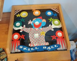 vintage skill ball throw 