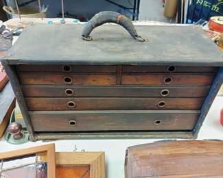 antique precision toolbox 