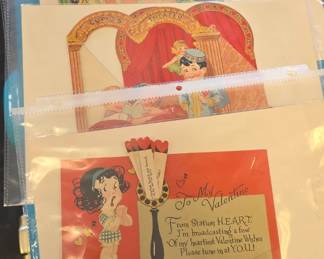 vintage ephemera large cards
