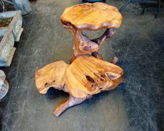 one Awesome teak wood 3 tier table 