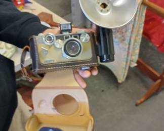 vintage cameras and  lenses