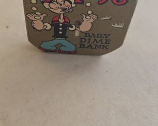 vintage popeye bank 