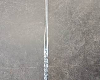 awesome hand-blown glass walking stick pic makes them look small but its adult size 