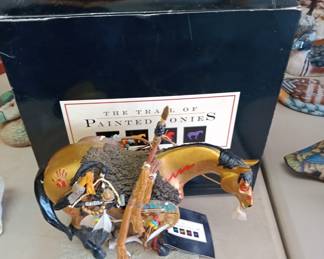 trail of painted ponies with original box 
