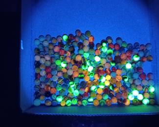 uranium and cadmium marbles