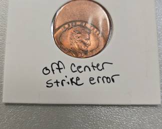 Awesome error penny off center strike 