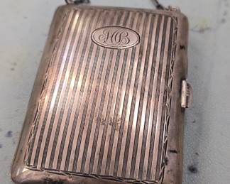 sterling silver vintage change, Wallett, picture holder 